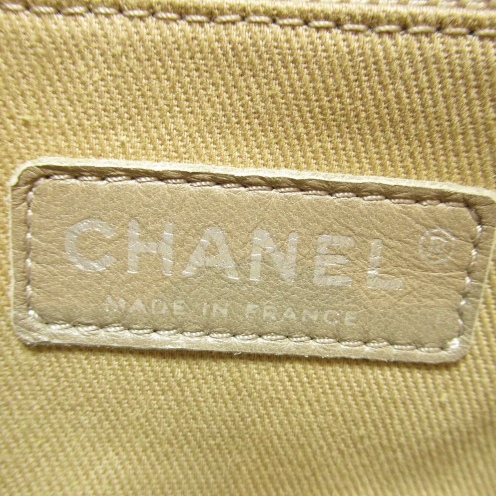 Chanel Chain Shoulder Bag Calf Cowhide Beige - Picture 6 of 6